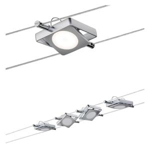 Paulmann 94107 - SADA 4xLED/4,3W Kompletný lanový systém MAC 230V