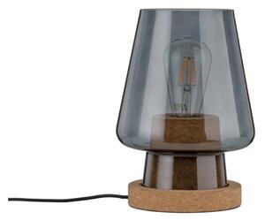 Paulmann 79736 - 1xE27/20W Stolná lampa IBEN 230V dymová