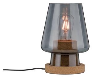 Paulmann 79736 - 1xE27/20W Stolná lampa IBEN 230V dymová