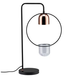Paulmann 79746 - 1xGU10/20W Stolná lampa FANJA 230V dymová