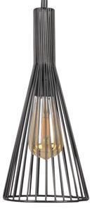 Luster na lanku TIANA 3xE27/20W/230V čierna