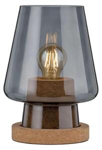 Paulmann 79736 - 1xE27/20W Stolná lampa IBEN 230V dymová