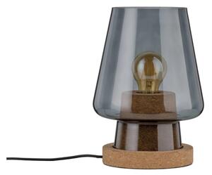 Paulmann 79736 - 1xE27/20W Stolná lampa IBEN 230V dymová