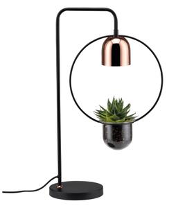Paulmann 79746 - 1xGU10/20W Stolná lampa FANJA 230V dymová