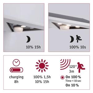 Paulmann 94244 - LED/1,2W IP44 Solárne nástenné svietidlo YOKO 3,7V 1800 mAh