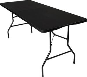 Záhradný skladací stôl BESTIF BST03 čierny 180x70x74 cm – ľahký a praktický