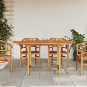 Maison Exclusive - Rozahovací záhradný stôl 110-160x80x75 cm Masívne teakové drevo