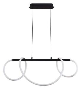 LED Luster na lanku EMMA LED/38W/230V čierna