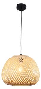 Luster na lanku ZANZIBAR 1xE27/20W/230V pr. 35 cm bambus