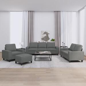 Maison Exclusive – 4-dielna sedacia súprava, tmavoedá látka