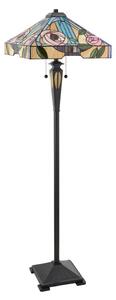 Endon 64383 - Stojacia lampa Tiffany WILLIOW 2xE27/60W/230V pr. 42,5 cm