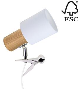 Spot-Light 2236174WK - Lampa s klipom TREEHOUSE 1xE27/25W/230V