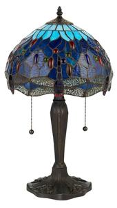 Endon 64090 - Stolná lampa Tiffany DRAGONFLY 2xE27/60W/230V pr. 30 cm