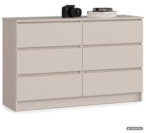 Komoda K120 6SZ CLP PK kašmírová
