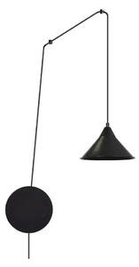 Luster na lanku ABRAMO 1xE27/15W/230V čierna