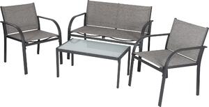 Lifetime Garden Lounge sada záhradného nábytku Paris patio furniture - 4-dielna - záhradné stoliky, stôl a lavica
