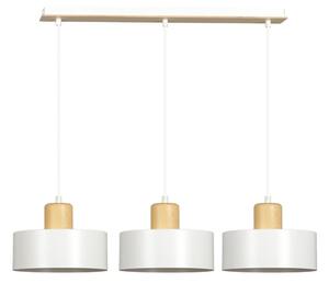 Luster na lanku TORIN 3xE27/15W/230V biela