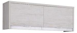 Závesná skrinka KOLOREDO, 120x32x35, dub biely