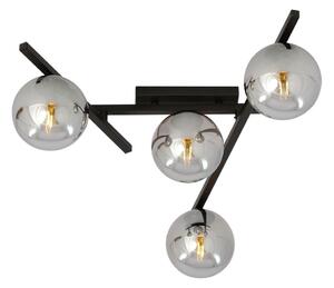 Stropné svietidlo SMART 4xE14/10W/230V čierna/šedá