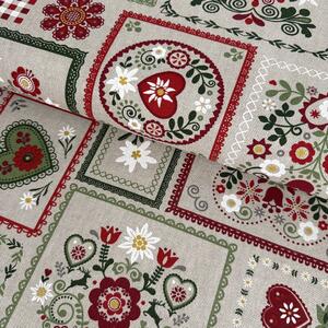 Metráž Bavlna režná - Krojovaný patchwork