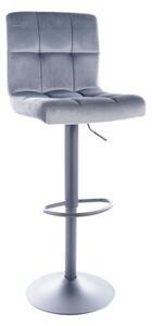Barová stolička MARY Velvet, 44x92x37, bluvel 78