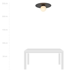 Stropné svietidlo SOLAR 1xE14/10W/230V čierna/biela