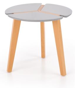 Konferenčný stolík ZETA, 50x45x50, popol/buk