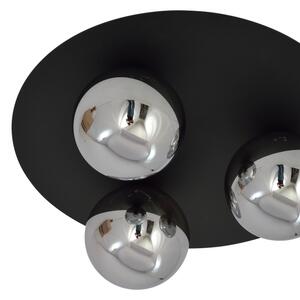 Stropné svietidlo SOLAR 3xE14/10W/230V čierna/šedá