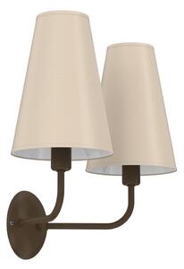 Nástenná lampa GRENADA 2xE14/15W/230V béžová