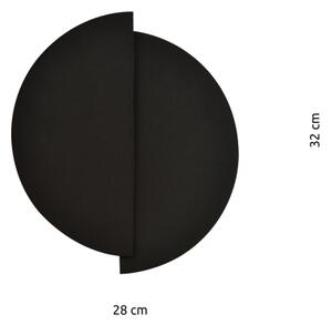 Nástenné svietidlo FORM 1xG9/8W/230V čierna