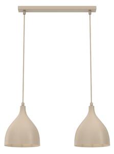 Luster na lanku NOAK CLASSIC 2xE27/15W/230V béžový