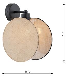 Nástenná lampa MOTIF 1xE14/10W/230V béžová