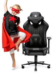 Detské látkové herné kreslo Diablo X-Player 2.0 Kids Size: čierne Diablochairs