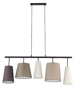 Luster na lanku PEDRO 5xE27/60W/230V béžová