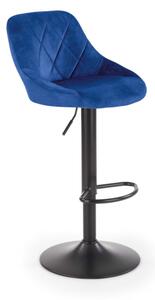 Barová stolička CHILI, 47x84-106x45, modrá