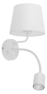 Nástenná lampa MAJA 1xE27/15W/230V + 1xGU10/10W/230V biela