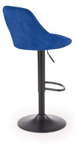 Barová stolička CHILI, 47x84-106x45, čierna