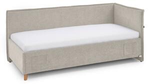 Béžová detská posteľ s úložným priestorom 90x200 cm Fun – Meise Möbel