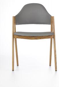 HALMAR Dizajnová stolička Meno sivá