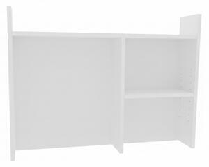 Nástavba na stôl ComfortCove, biela, 90 cm, organizér, moderná nástavba na stôl do kancelárie