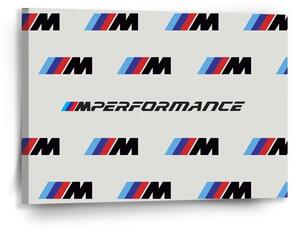 Sablio Obraz MPERFORMANCE biely vzor - 90x60 cm