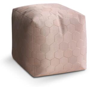 Sablio Taburet Rose gold - 40x40x40 cm