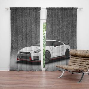 Sablio Záves Nissan GTR 35 Sivý: 2ks 140x250cm