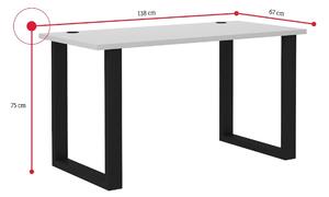 Písací stôl MALITA, 138x75x67, dub artisan