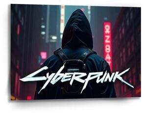 Sablio Obraz Cyberpunk 2077 Výhľad na mesto - 90x60 cm
