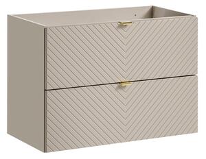 Comad Umývadlová skrinka so zásuvkami Viva Cashmere 82-80-2S kašmírová