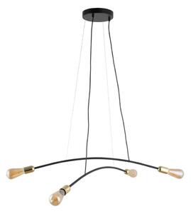 Luster na lanku HELIX 4xE27/15W/230V