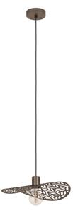 Eglo 44124 - Luster na lanku SWABY 1xE27/60W/230V priemer 40 cm bronzový