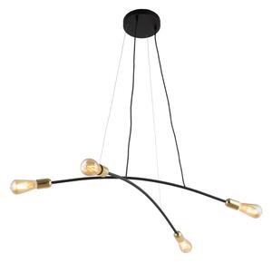 Luster na lanku HELIX 4xE27/15W/230V