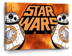 Sablio Obraz Star Wars Ohnivé pozadie - 90x60 cm
